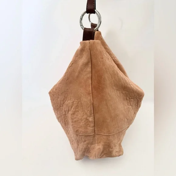 Maxon Collection Leather Italy Hobo Slouchy Shoulder Bag Boho - Picture 2 of 10